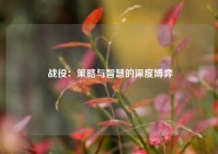  战役：策略与智慧的深度博弈