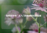 如何接游戏：从入门到精通的玩家指南