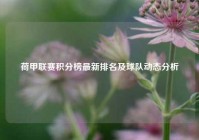 荷甲联赛积分榜最新排名及球队动态分析