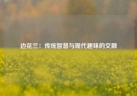 边花兰：传统智慧与现代趣味的交融
