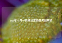 2023年十月一假期法定假日天数解析
