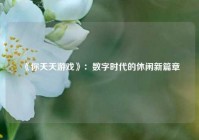  《你天天游戏》：数字时代的休闲新篇章