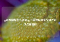 qq游戏图标怎么点亮,qq三国要玩到多少级才可以点亮图标