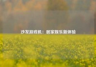 沙发游戏机：居家娱乐新体验