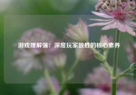  游戏理解强：深度玩家致胜的核心素养