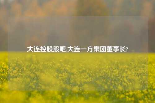 大连控股股吧,大连一方集团董事长?