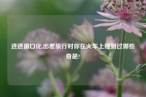 进进窗口化,出差旅行时你在火车上碰到过哪些奇葩?