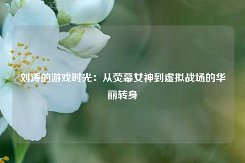 刘涛的游戏时光：从荧幕女神到虚拟战场的华丽转身