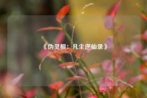 《伪灵根：凡尘逆仙录》